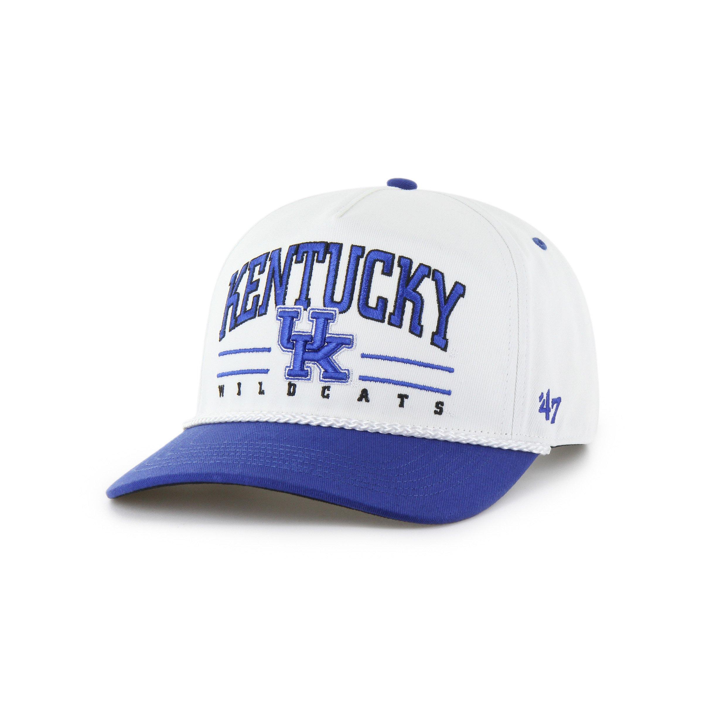 47 Kentucky Wildcats Roscoe Rope Hitch Snapback Cap - White - WHITE
